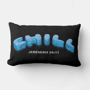 Coussin Rectangle La foi chrétienne refroidissement paix rassurance 