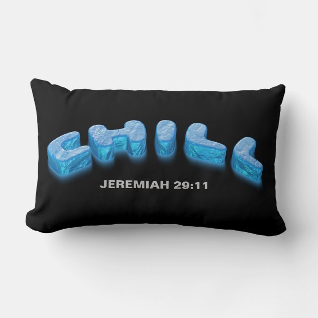 Coussin Rectangle La foi chrétienne refroidissement paix rassurance  (Recto)