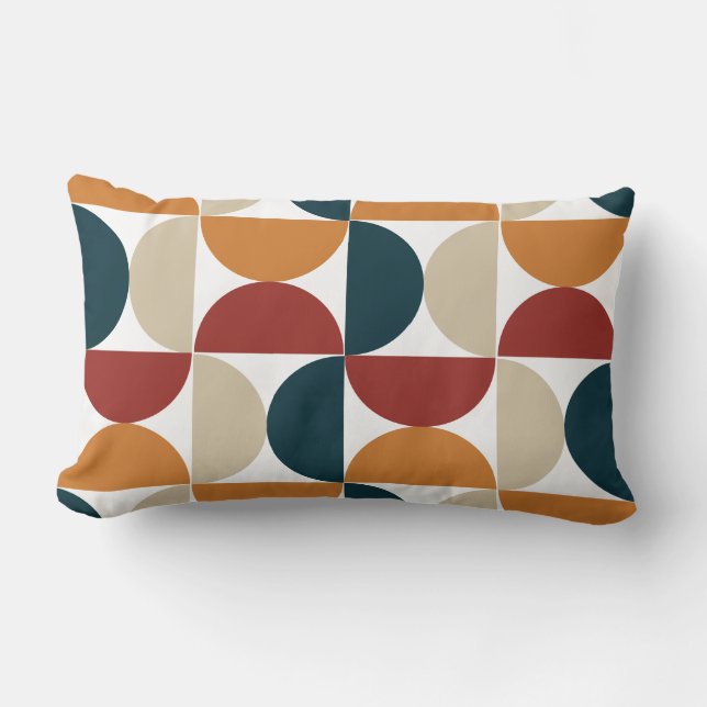 Coussin Rectangle La luciole de cuivre moderne du milieu du siècle (Recto)