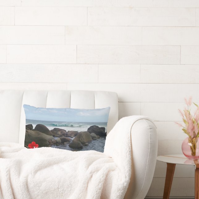 Coussin Rectangle La plage de Hanakapi'ai (Canapé)
