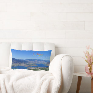Coussin Rectangle La région viticole du désert d'Osoyoos
