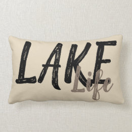 Coussin Rectangle LA VIE DU LAC nautique |