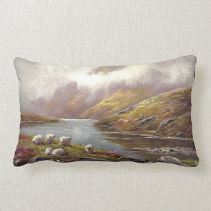 Coussin Rectangle Lac mountain de Gallois