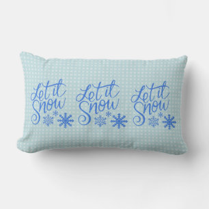 Coussin Rectangle Laisse-le neiger, laisse-le neiger, laisse-le neig