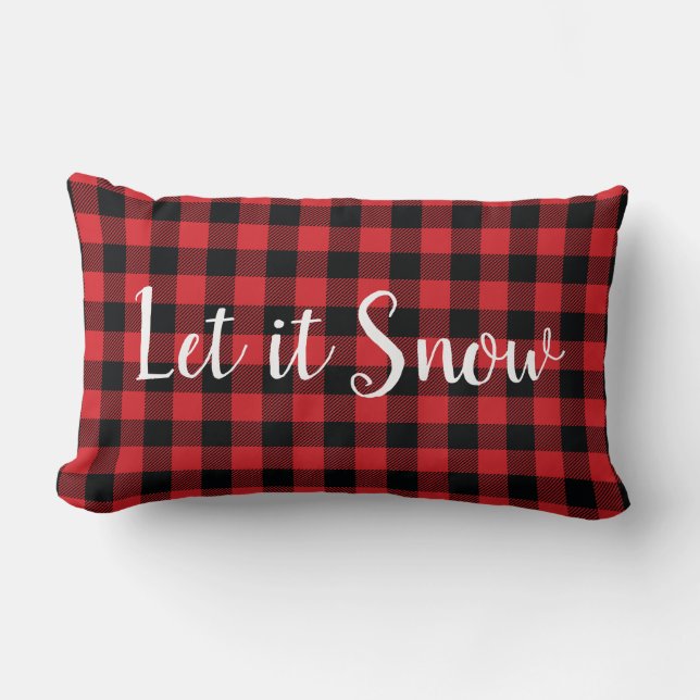 Coussin Rectangle Laisser le devis de vacances de neige (Recto)