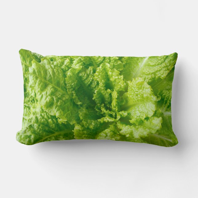 Coussin Rectangle Laitue (Recto)