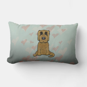 Coussin Rectangle L'amour des chiots