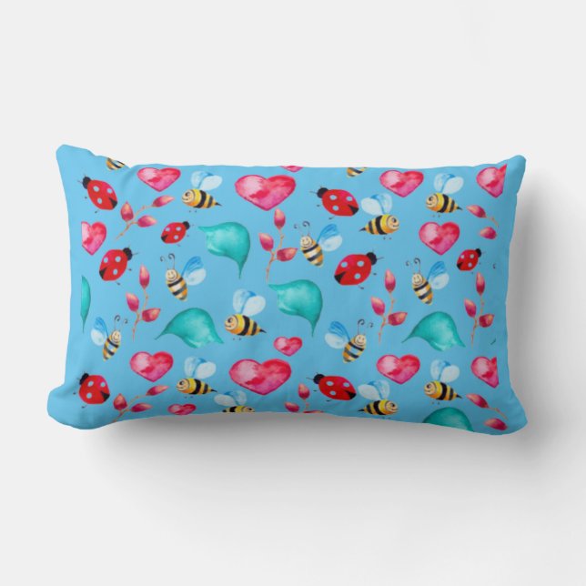 Coussin Rectangle Lancer l'oreiller (Recto)