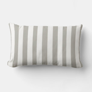 Coussin Rectangle Lancer l'oreiller Gris gris blanc