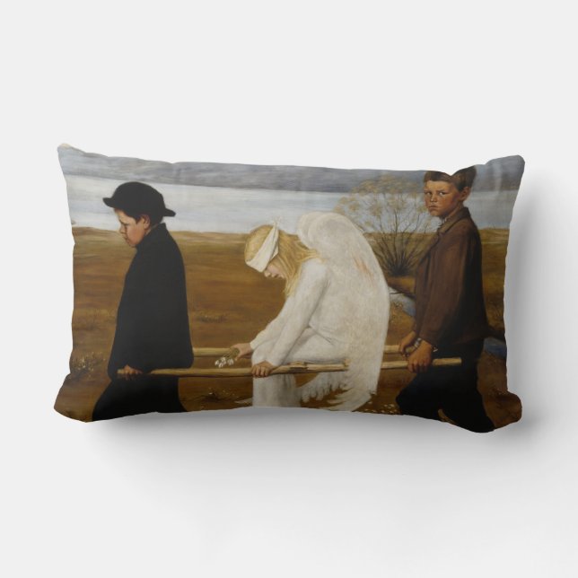 Coussin Rectangle L'ange blessé (Verso)