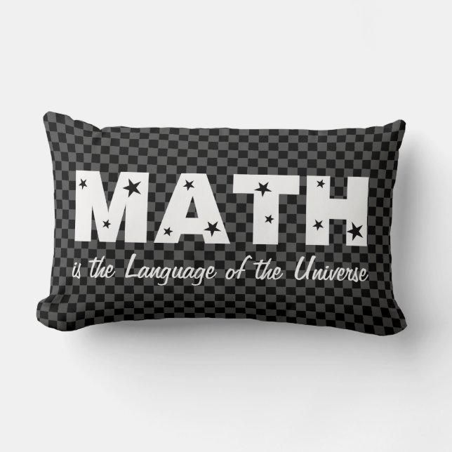 Coussin Rectangle Langue Mathématique De L'Univers (Recto)