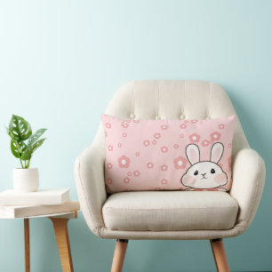 Coussin Rectangle Lapin