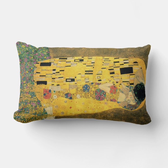 Coussin Rectangle Le baiser - Gustav Klimt (Recto)