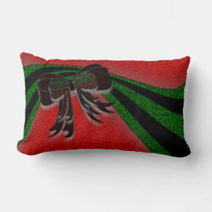 Coussin Rectangle Le Bow de Noël -