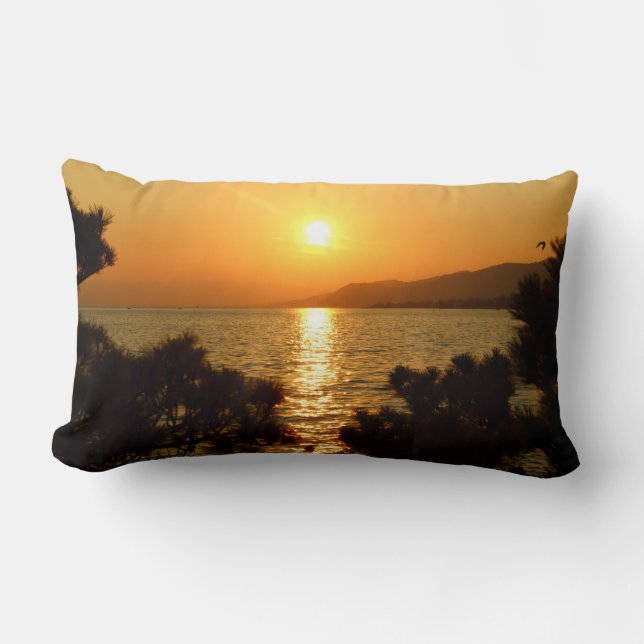 Coussin Rectangle Le Coucher du soleil (Recto)