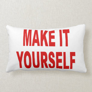Coussin Rectangle Le do-it-yourself créent vos propres a fait dans