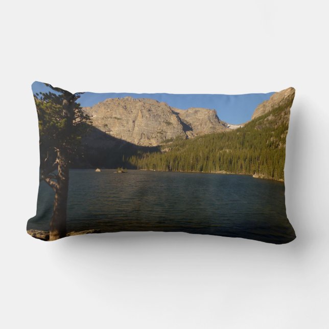 Coussin Rectangle Le Loch au Parc national des Rocheuses (Recto)