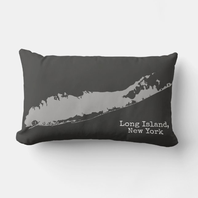 Coussin Rectangle Le Long Island New York (Recto)