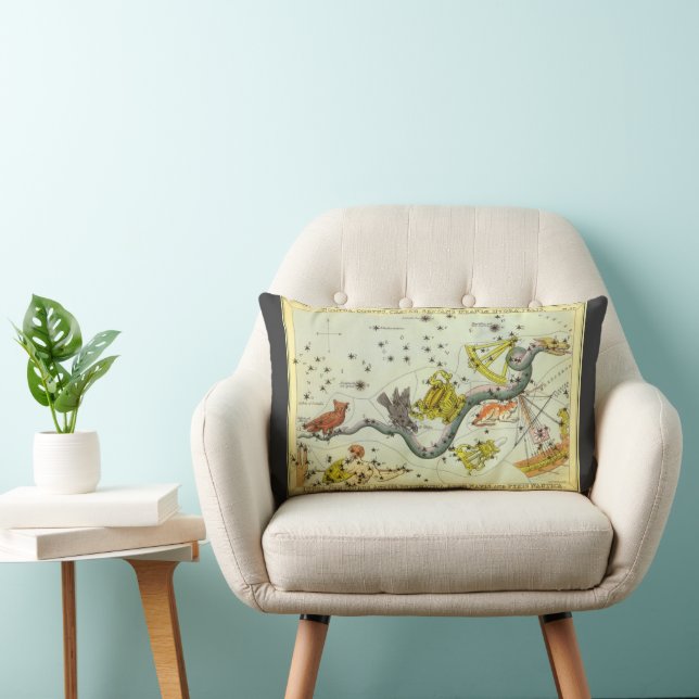 Coussin Rectangle Le miroir de l'Ukraine, la carte céleste de l'astr (Chaise)