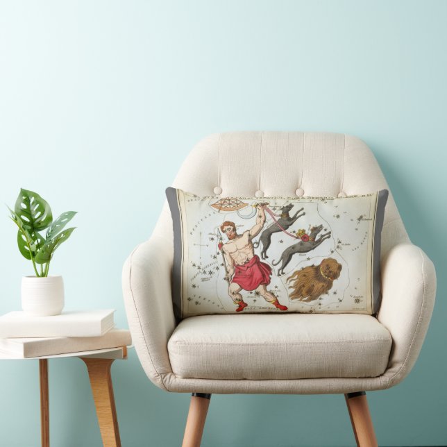 Coussin Rectangle Le miroir de l'Ukraine, la carte céleste de l'astr (Chaise)
