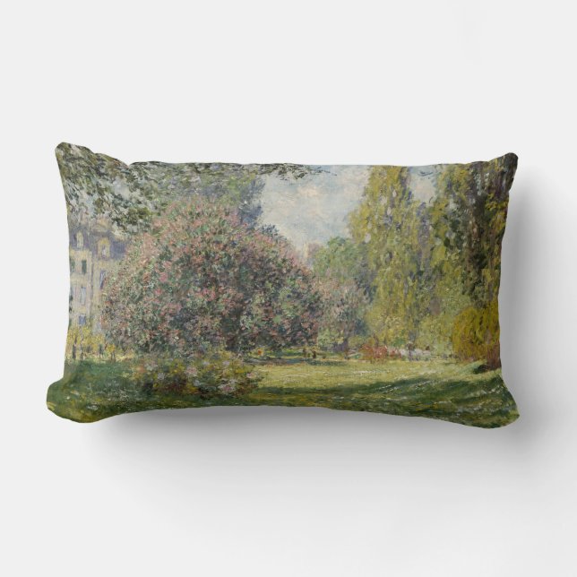 Coussin Rectangle Le Parc Monceau - Claude Monet (Recto)