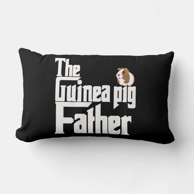 Coussin Rectangle Le père du cochon de Guinée (Recto)