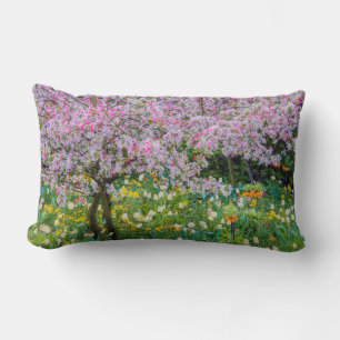 Coussin Rectangle Le printemps dans le jardin de Claude Monet