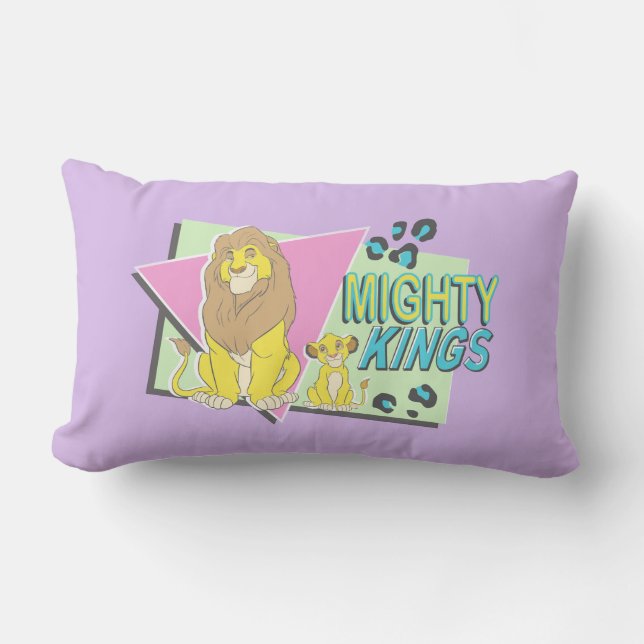 Coussin Rectangle Le Roi Lion| Rois puissants (Recto)