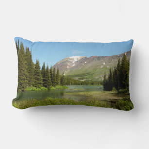 Coussin Rectangle Le ruisseau Grinnell au parc national Glacier