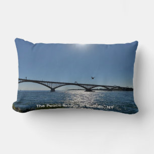 Coussin Rectangle Le voyage local d'une mouette 