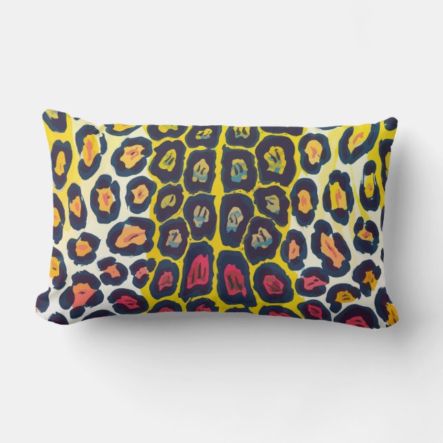 Coussin Rectangle Léopard (Recto)
