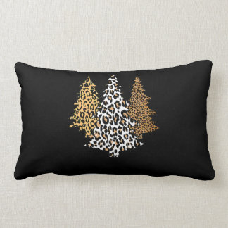 Coussin Rectangle léopard de noël arbres guépard cadeau poster de an