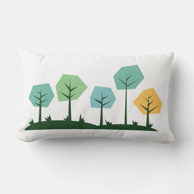 Coussin Rectangle Les arbres (Recto)