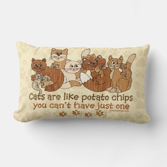 Coussin Rectangle Les chats sont comme la version de grunge de (Recto)