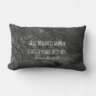 Coussin Rectangle Les femmes d'Eleanor Roosevelt citent l'art de la