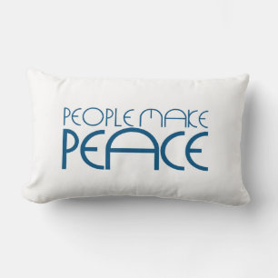 Coussin Rectangle Les gens font la paix