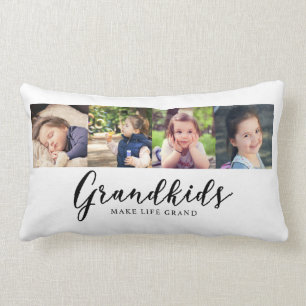 Coussin Rectangle Les Grandkids font à la vie le collage mignon
