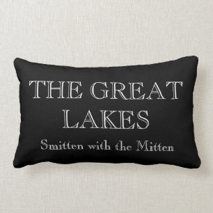 Coussin Rectangle Les Grands Lacs - avec le Mitten
