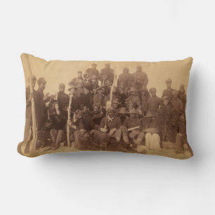 Coussin Rectangle Les guerriers du buffle : la cavalerie noire améri