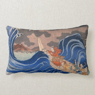 Coussin Rectangle Les JAPONAIS IMPRIMENT le carreau LOMBAIRE