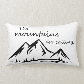 Coussin Rectangle Les montagnes appellent