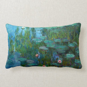 Coussin Rectangle Les nymphéas de Claude Monet