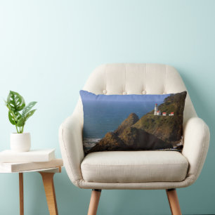 Coussin Rectangle Les phares Phare de la côte de l'Oregon