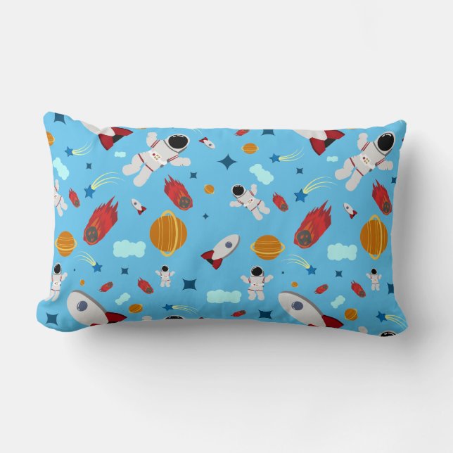 Coussin Rectangle L'espace extra-atmosphérique pour enfants et Motif (Recto)