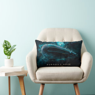 Coussin Rectangle L'espoir d'Aurora, voyage cosmique par Xzendor7