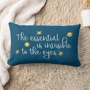 Coussin Rectangle L'essentiel est invisible aux yeux