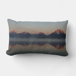 Coussin Rectangle Lever de soleil au Jackson Dam Grand Teton Nationa