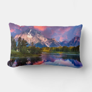 Coussin Rectangle Lever du soleil à Oxbow Bend