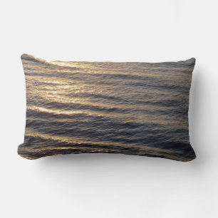 Coussin Rectangle Lever du soleil sur les eaux océaniques Calmer la 