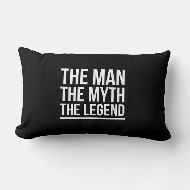 Coussin Rectangle L'homme le mythe la légende (Recto)